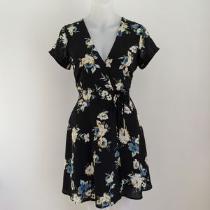 LUSH Floral Wrap Dress, XS